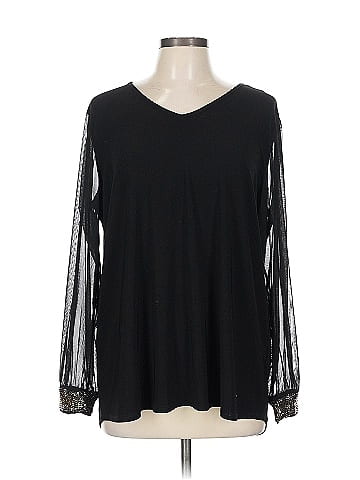 Anne Klein Long Sleeve Top (view 1)