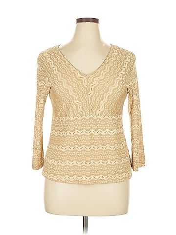 Notations 3/4 Sleeve Top (view 1)