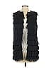 Eva Franco Black Faux Fur Vest Size XS - photo 1