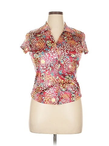 Xhilaration Short Sleeve Blouse (view 1)