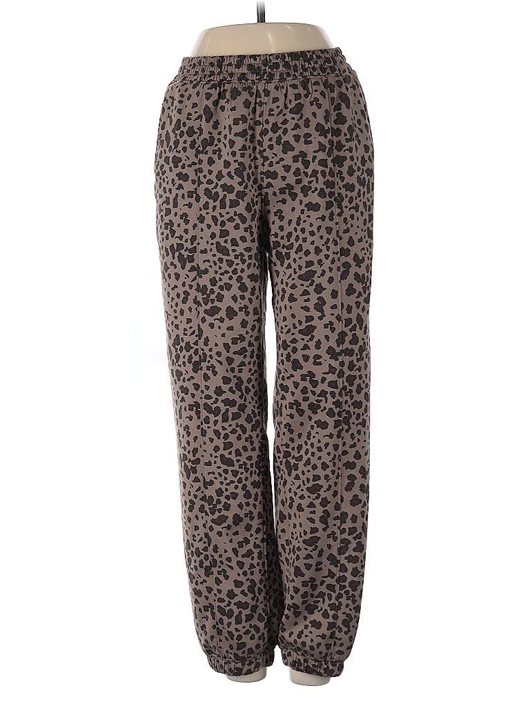 YPB Animal Print Brown Casual Pants Size XS - photo 1
