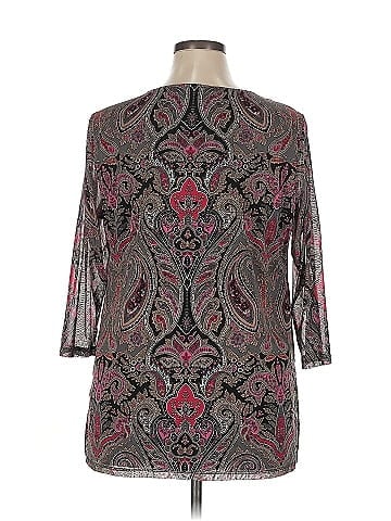 INC International Concepts 3/4 Sleeve Blouse (view 2)