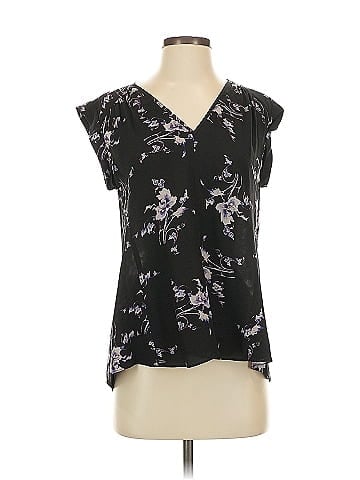 Rebecca Taylor Short Sleeve Silk Top (view 1)