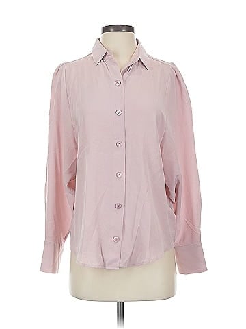 Equipment Long Sleeve Silk Top (view 1)