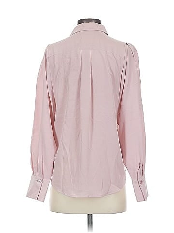 Equipment Long Sleeve Silk Top (view 2)