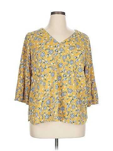 Purejill 3/4 Sleeve Top (view 1)