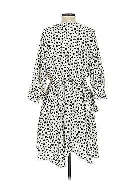 Kate Quinn Organics 100% Organic Cotton Print Tan Casual Dress Size 13 - 14