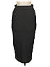 H&M Chevron-herringbone Black Formal Skirt Size 6 - photo 1