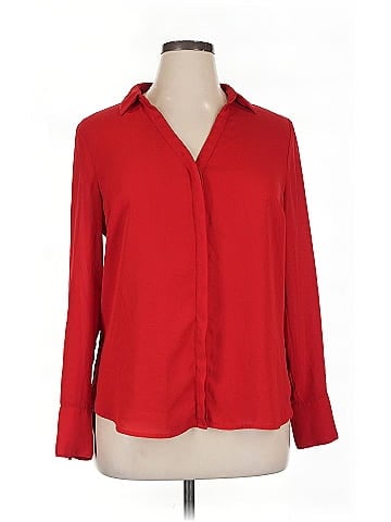 Worthington Long Sleeve Blouse (view 1)