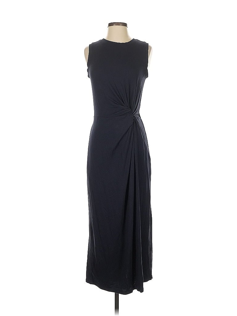 Lou & Grey Solid Black Cocktail Dress Size S - photo 1