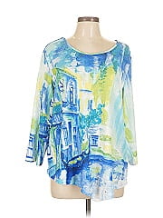 Alfred Dunner 3/4 Sleeve T Shirt