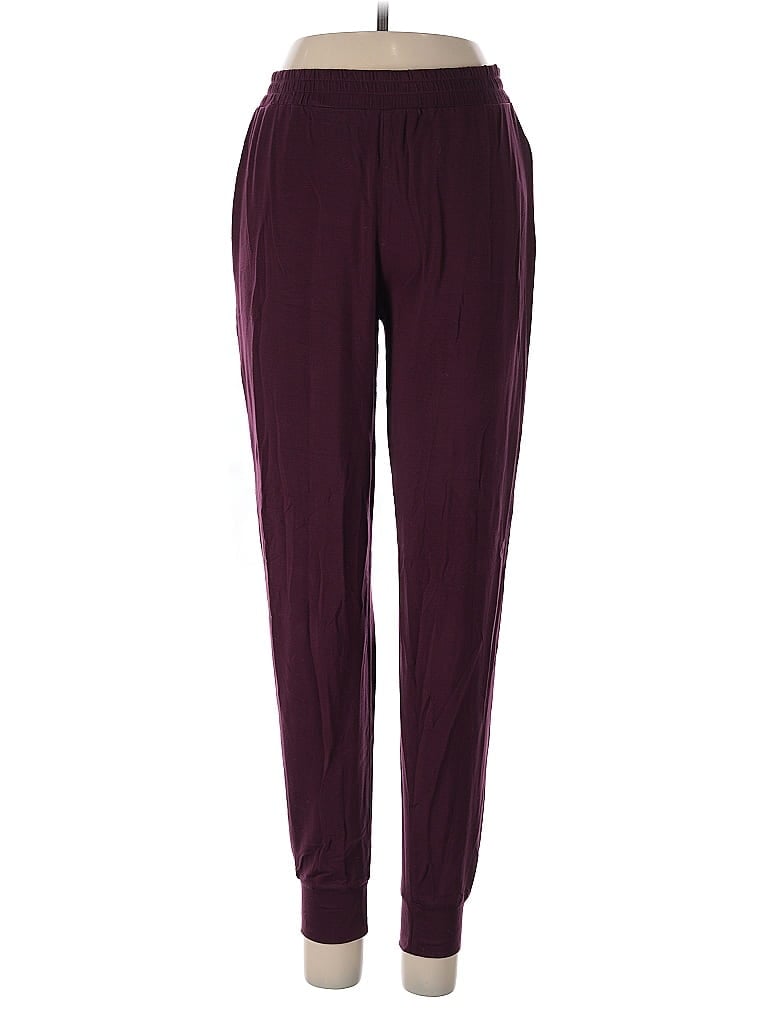 Click to view more detailed imagery on our partner's website Pre-owned Athleta Track Pants In Burgundy