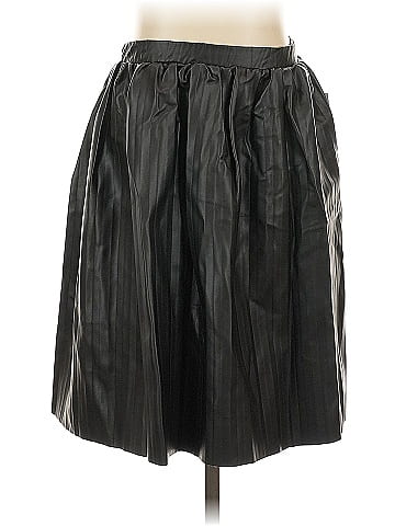 BCBGirls Faux Leather Skirt (view 1)