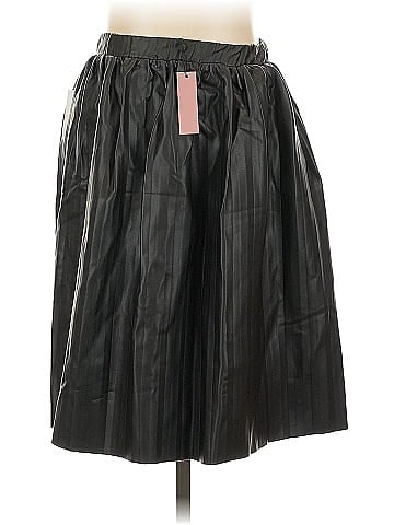 BCBGirls Faux Leather Skirt (view 2)