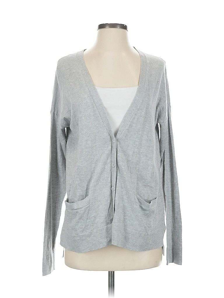 Pre-owned Gap Cardigan Sweater In Gray