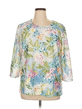 Alfred Dunner 3/4 Sleeve Blouse