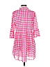 Jude Connally 100% Cotton Checkered-gingham Pink Casual Dress Size XS - photo 2