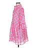 Jude Connally 100% Cotton Checkered-gingham Pink Casual Dress Size XS - photo 4