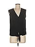 1.State 100% Rayon Black Sleeveless Blouse Size M - photo 1