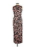 En Focus Studio Paisley Black Cocktail Dress Size 6 - photo 2