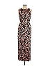 En Focus Studio Paisley Black Cocktail Dress Size 6 - photo 1