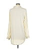 Left Coast by Dolan 100% Polyester Ivory Long Sleeve Blouse Size M - photo 2