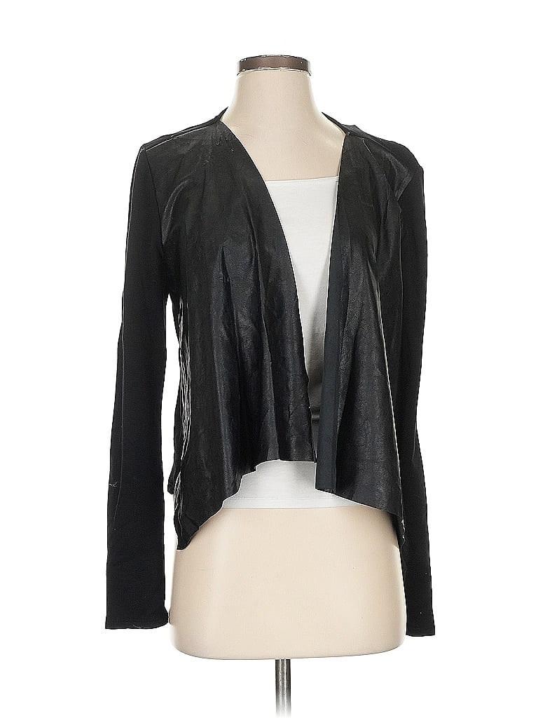 SUNDAY IN BROOKLYN Pre-owned Faux Leather Jacket In Black