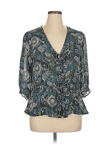 JM Collection 3/4 Sleeve Blouse (view 1)