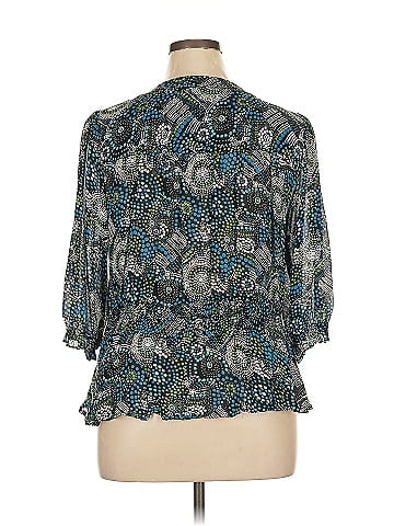 JM Collection 3/4 Sleeve Blouse (view 2)