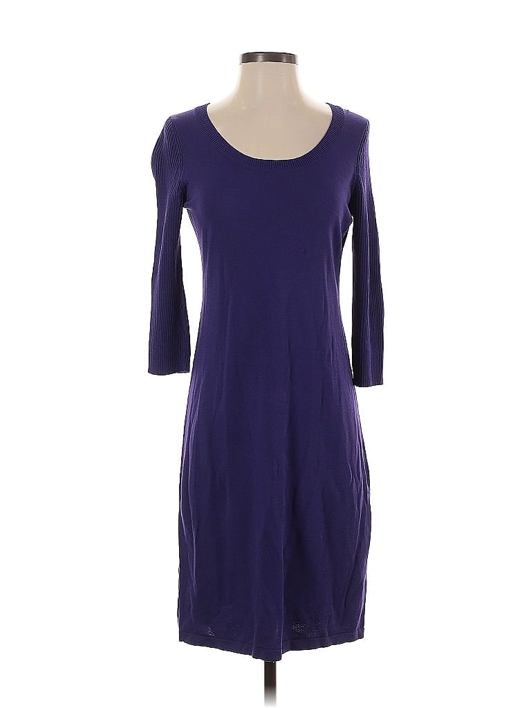 Pre-owned Worth Casual Dress In Purple