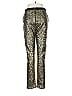StyleStalker 100% Nylon Metallic Silver Casual Pants Size 6 - photo 2