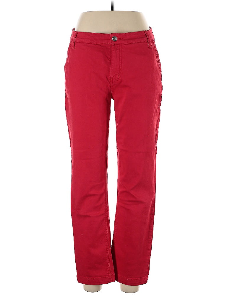 STUDIO BLUE Red Jeans Size 31 waist - photo 1