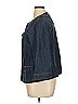 Ruby Rd. Blue Denim Jacket Size 16 - photo 4