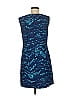 Cynthia Steffe 100% Polyester Graphic Blue Cocktail Dress Size 8 - photo 2