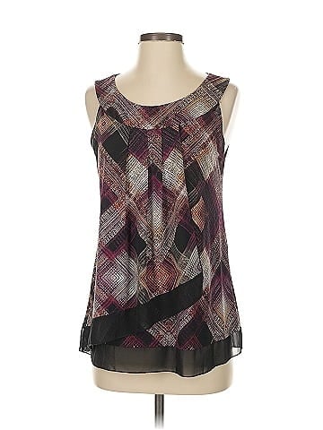 Roz & Ali Sleeveless Blouse (view 1)