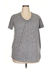 Woman Within Short Sleeve Blouse