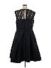 City Chic 100% Polyester Black Blue Cocktail Dress Size M - photo 2