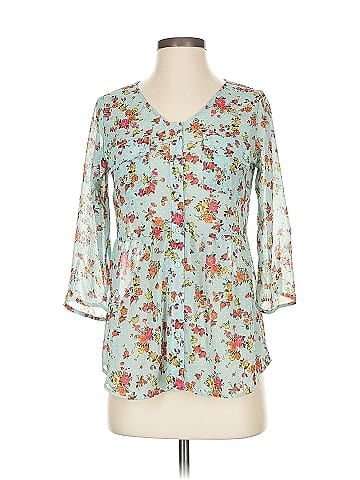 Mossimo Supply Co. 3/4 Sleeve Blouse (view 1)