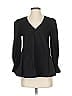 Pomander Place Black Long Sleeve Blouse Size S - photo 1