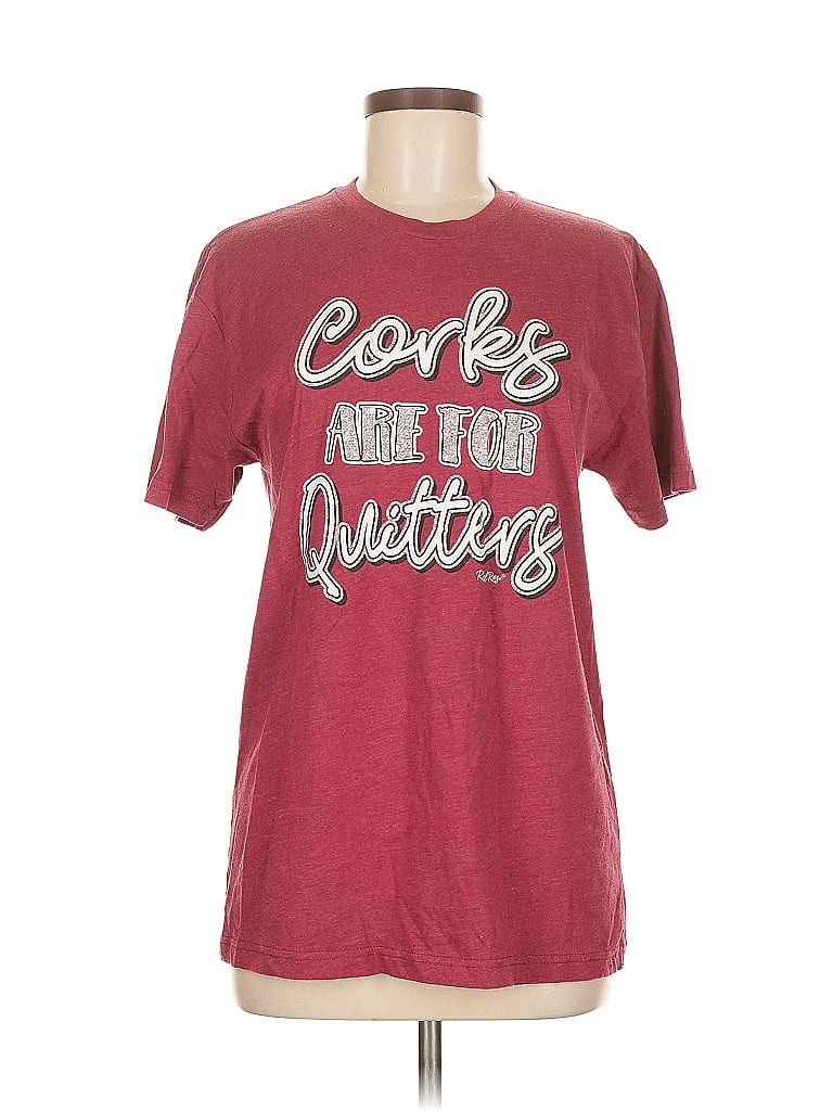 Next Level Apparel Burgundy Short Sleeve T-Shirt Size M - photo 1