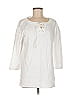 T by Talbots 100% Cotton White 3/4 Sleeve Top Size M - photo 1