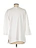 T by Talbots 100% Cotton White 3/4 Sleeve Top Size M - photo 2