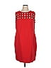 Akris Punto Red Cocktail Dress Size 16 - photo 1