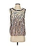 Tiny 100% Rayon Silver Sleeveless Top Size S - photo 1
