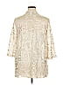 Travelers by Chico's 100% Polyester Ivory 3/4 Sleeve Blouse Size XL - photo 2