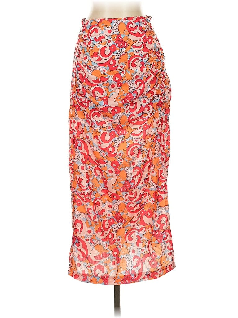 Pre-owned Shein Casual Skirt In Orange