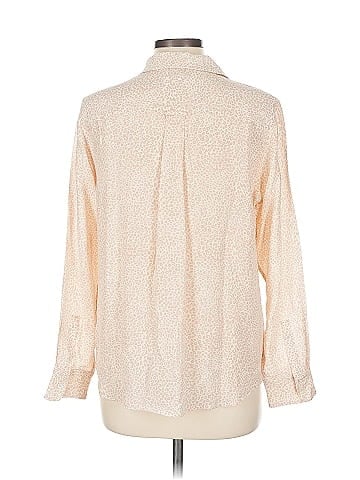 Rails Long Sleeve Silk Top (view 2)