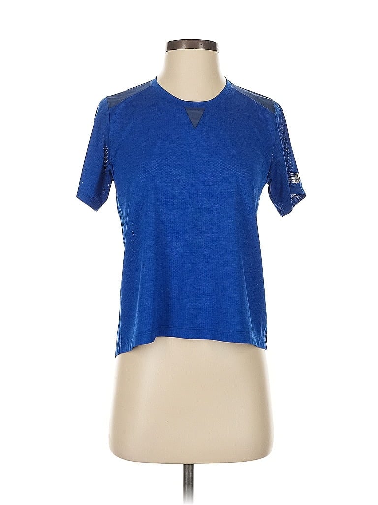 Click to view more detailed imagery on our partner's website Pre-owned New Balance Active T-shirt In Blue