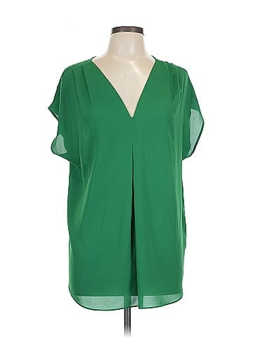 INC International Concepts Short Sleeve Blouse (view 1)