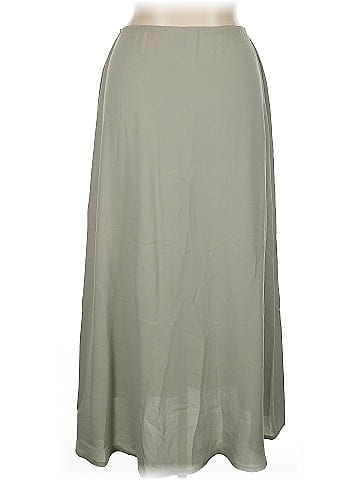 Linda Allard Ellen Tracy Silk Skirt (view 2)
